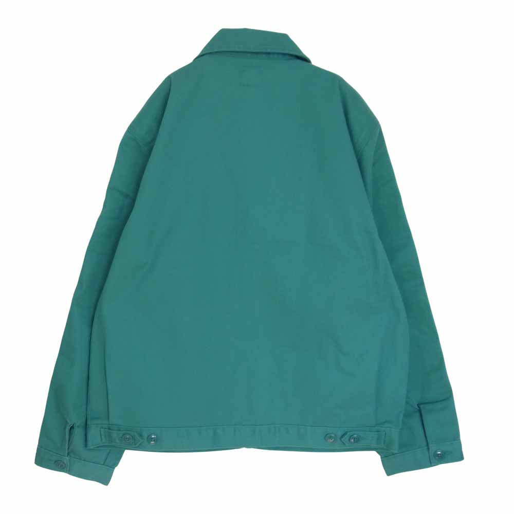 Supreme シュプリーム 22SS × Dickies Stripe Eisenhower Jacket Teal ディッキーズ ストライプ アイゼンハワー ジャケット ティール グリーン系 L【中古】