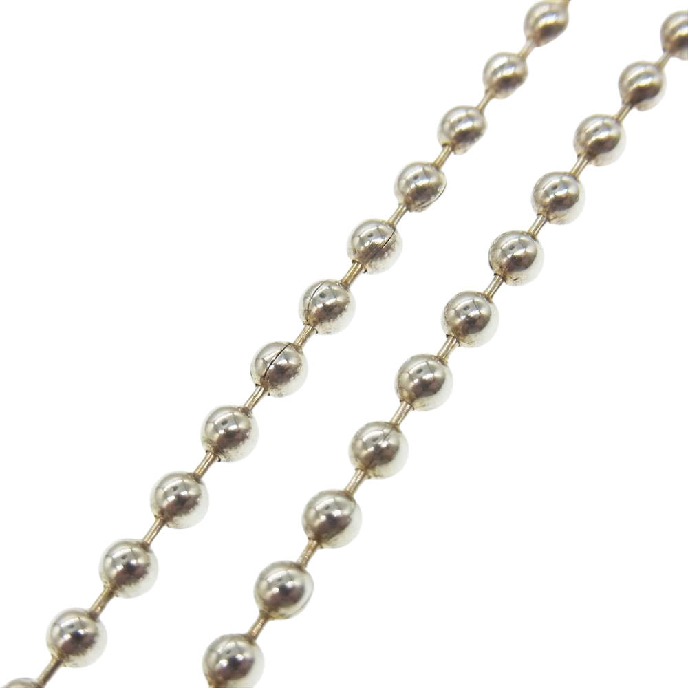 CHROME HEARTS クロムハーツ（原本有） 1BALL BS FLEUR 1ボール BSフレア ペンダント ネックレス シルバー系【中古】