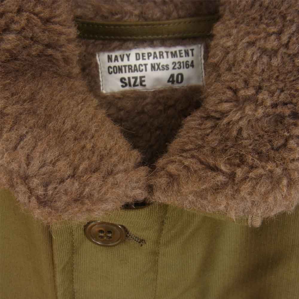 TOY'S McCOY トイズマッコイ TMJ2029 N-1 デッキ ジャケット MARILYN MONROE マリリンモンロー U.S.S. BENNINGTON ミリタリー ジャケット カーキ系 40【新古品】【未使用】【中古】