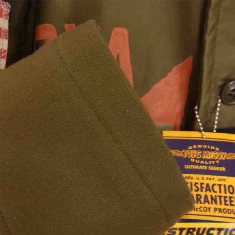 TOY'S McCOY トイズマッコイ TMJ2029 N-1 デッキ ジャケット MARILYN MONROE マリリンモンロー U.S.S. BENNINGTON ミリタリー ジャケット カーキ系 40【新古品】【未使用】【中古】