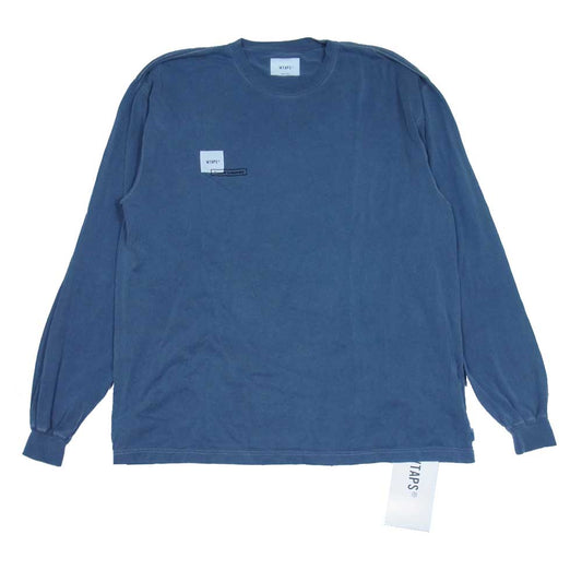 WTAPS ダブルタップス 21SS 211ATDT-CSMO7 HOME BASE LS 長袖 Tシャツ ネイビー系 L【中古】