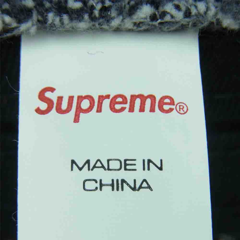 Supreme シュプリーム 21AW Monogram Denim Crusher Hat モノグラム デニム クラッシャー ハット 帽子 ブラック系【中古】