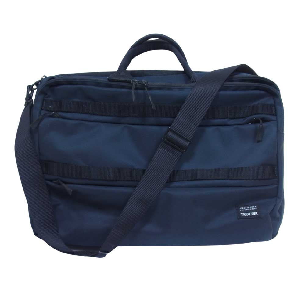 MACKINTOSH PHILOSOPHY マッキントッシュフィロソフィー トロッターバッグ3 2WAY ショルダー ブリーフケース ダークネイビー系【中古】