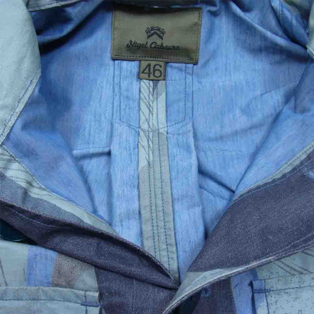 Nigel Cabourn ナイジェルケーボン 8090000005 SWEDISH PARKA スウェディッシュ パーカー 迷彩 ジャケット カーキ系 46【中古】