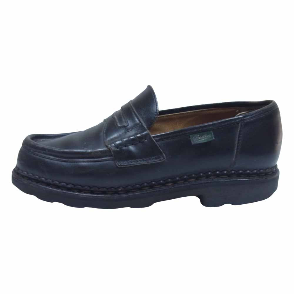 Paraboot パラブーツ 49229 REIMS ランス コイン ローファー ビジネス シューズ ブラック系 6.5【中古】
