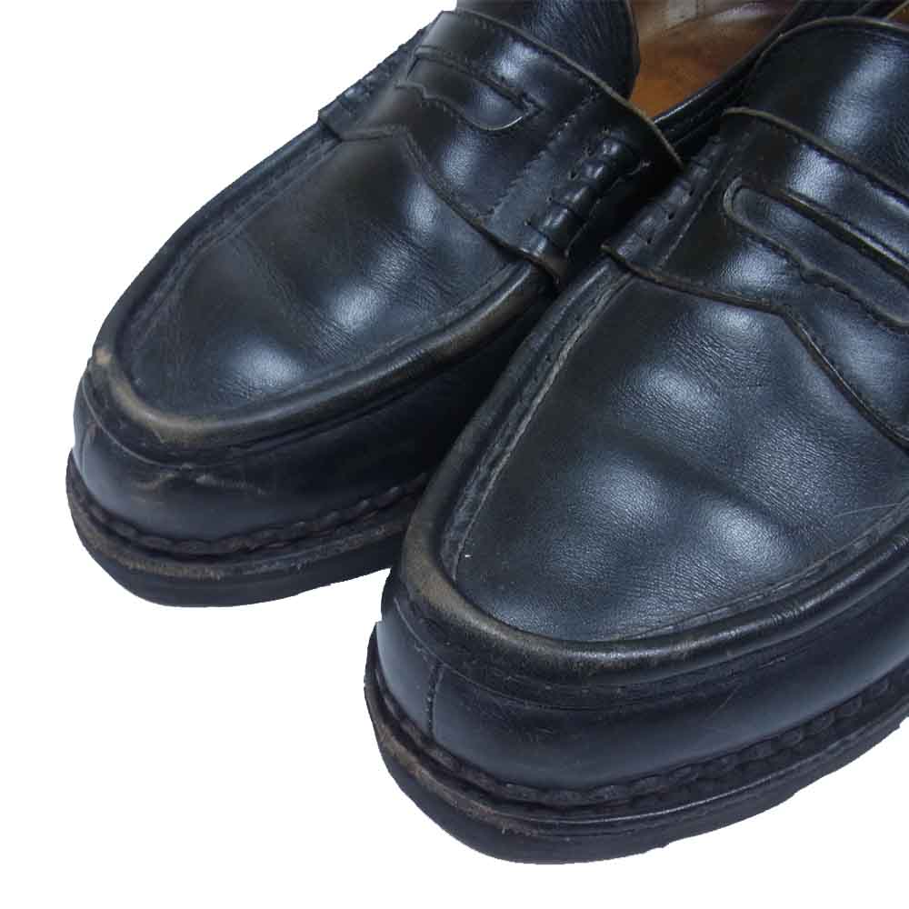 Paraboot パラブーツ 49229 REIMS ランス コイン ローファー ビジネス シューズ ブラック系 6.5【中古】
