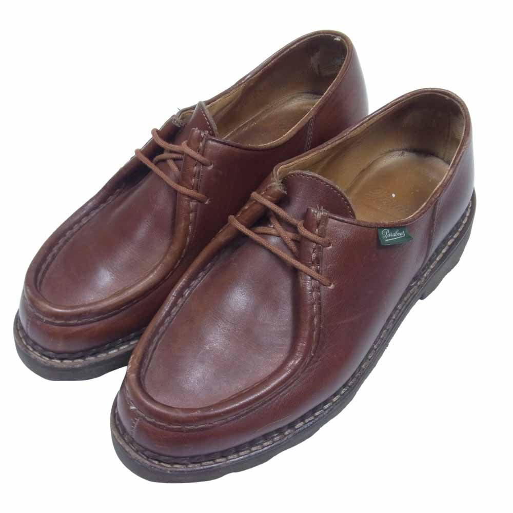 Paraboot パラブーツ 56449 MICHAEL ミカエル チロリアン レザー シューズ ブラウン系 39.5【中古】