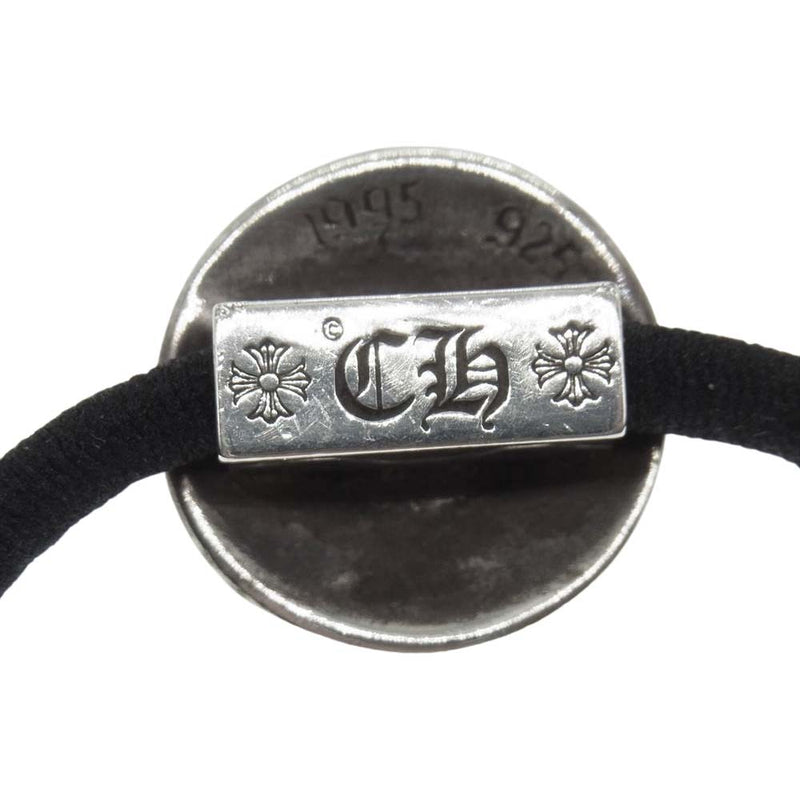 CHROME HEARTS クロムハーツ（原本無） HAIR BAND クロスボール ヘアゴム シルバー系【中古】