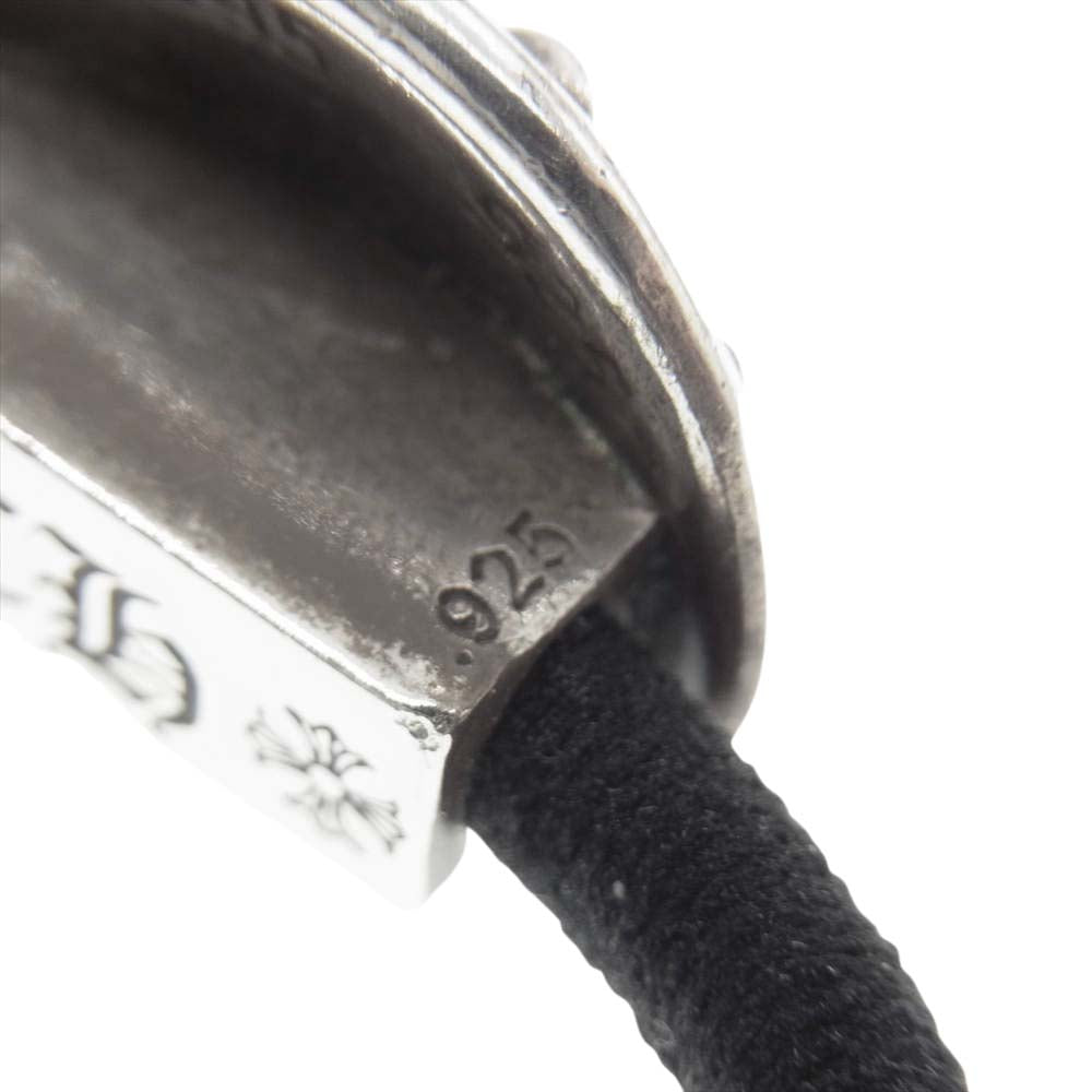 CHROME HEARTS クロムハーツ（原本無） HAIR BAND クロスボール ヘアゴム シルバー系【中古】