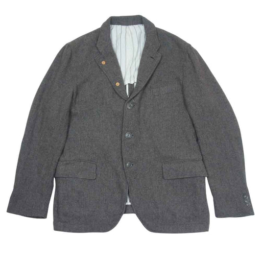 FULLCOUNT フルカウント 2005 Classic Wool Tweed Blazer クラシック ウール ツイード ブレザー テーラード ジャケット グレー系 40【中古】