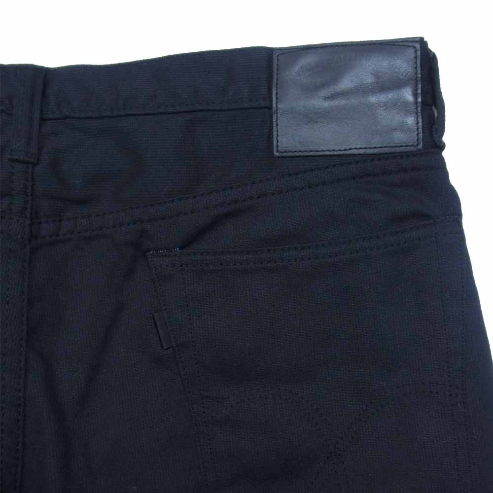 FULLCOUNT フルカウント 1222 BLACK PIQUE NARROW STRAIGHT ピケ パンツ ブラック系 36【中古】