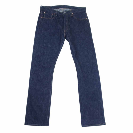 FULLCOUNT フルカウント 1109 Slim Straight Denim Pants スリム ストレート デニム パンツ インディゴブルー系 35【中古】