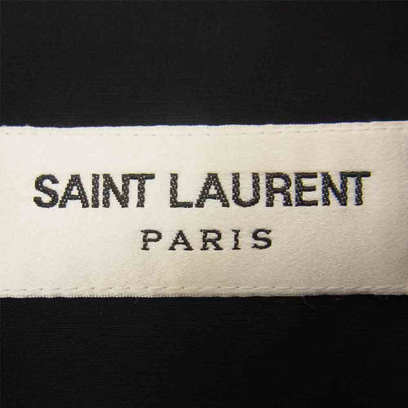 saint laurent paris 16aw シルクシャツ