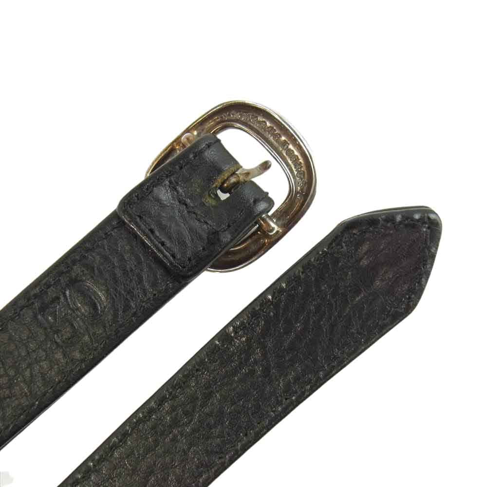 CHROME HEARTS クロムハーツ（原本無） BLT GUNSLINGER 1.0 ガンスリンガー レザー ベルト ブラック系【中古】