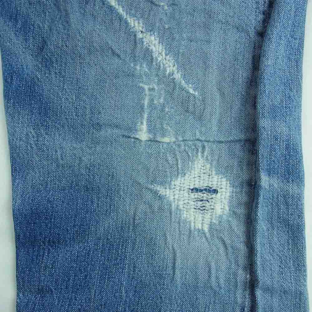 SUGAR CANE シュガーケーン ダメージ デニム パンツ インディゴブルー系 サイズ表記なし【中古】