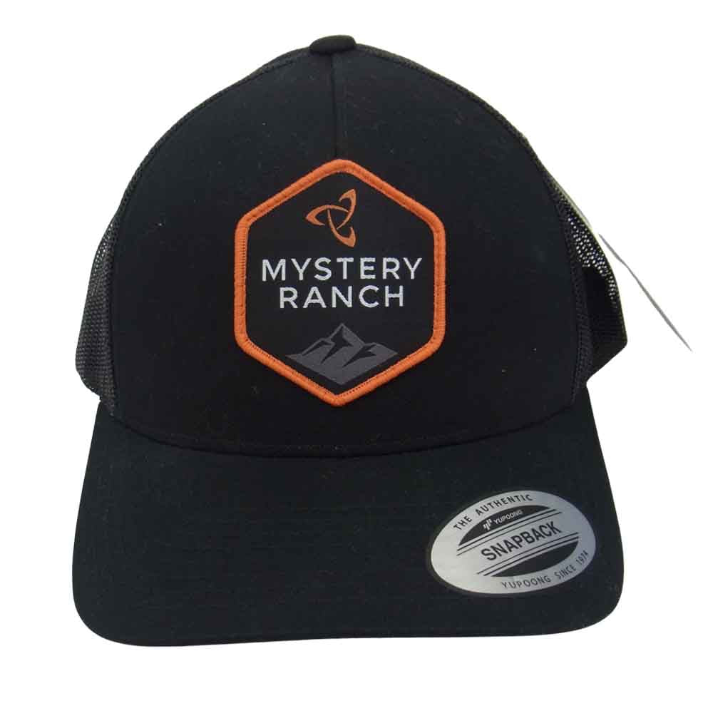 MYSTERY RANCH ミステリーランチ 110739 HEXAGON TRUCKER CAP ヘキサゴン トラッカー キャップ ブラック系【新古品】【未使用】【中古】