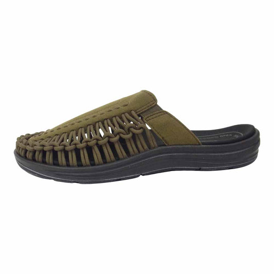 KEEN キーン 1022373 UNEEK 2 SLIDE ユニーク ツー スライド サンダル カーキ系 28cm【新古品】【未使用】【中古】
