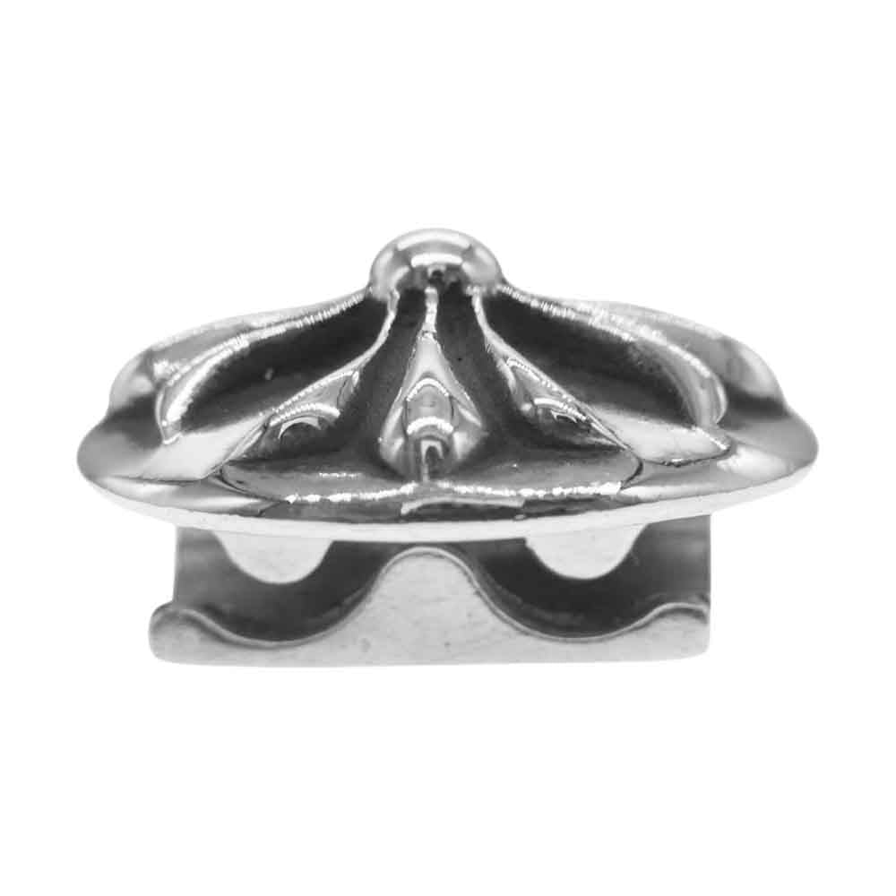 CHROME HEARTS クロムハーツ（原本有） HAIRBAND2 CROSSBALL ヘアバンド クロスボール ボタン コンチョ シルバー系【中古】