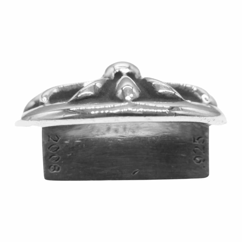 CHROME HEARTS クロムハーツ（原本有） HAIRBAND2 CROSSBALL ヘアバンド クロスボール ボタン コンチョ シルバー系【中古】