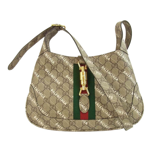 GUCCI グッチ 636706 BALENCIAGA バレンシアガ ザ ハッカー プロジェクト ジャッキー ブラウン系【極上美品】【中古】