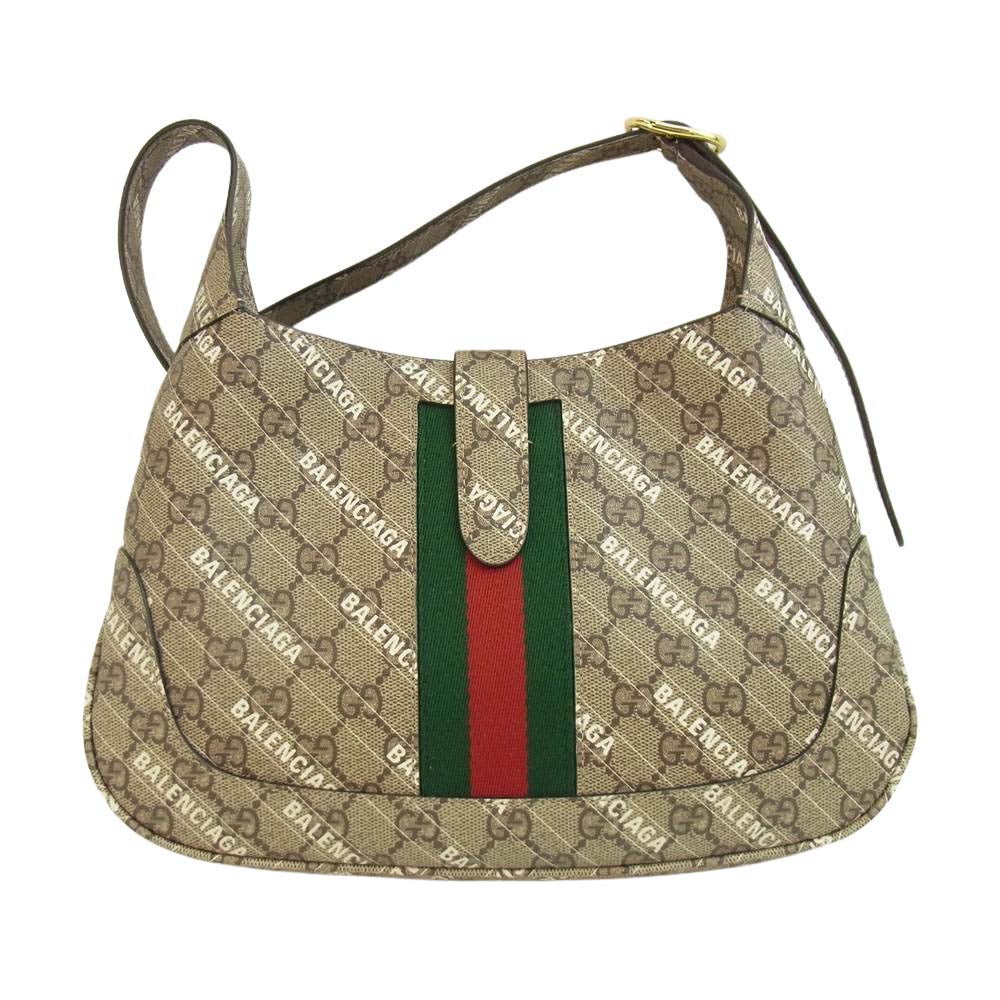 GUCCI グッチ 636706 BALENCIAGA バレンシアガ ザ ハッカー プロジェクト ジャッキー ブラウン系【極上美品】【中古】