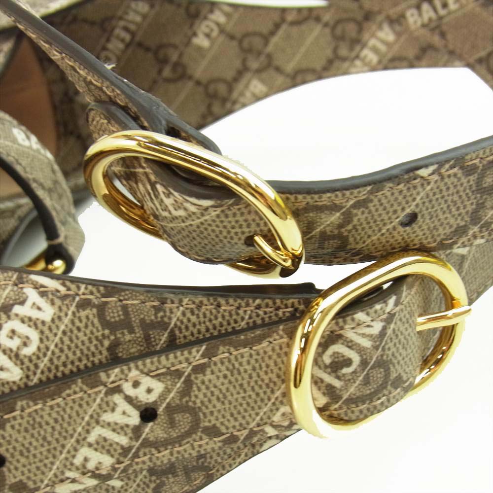 GUCCI グッチ 636706 BALENCIAGA バレンシアガ ザ ハッカー プロジェクト ジャッキー ブラウン系【極上美品】【中古】