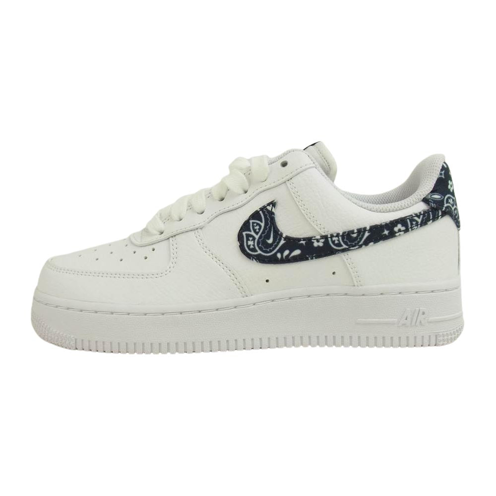 NIKE ナイキ DH4406-101 未使用品 AIR FORCE 1 LOW 07 Essential Black Paisley エッセンシャル ブラックペイズリー ホワイト系 24cm【極上美品】【中古】