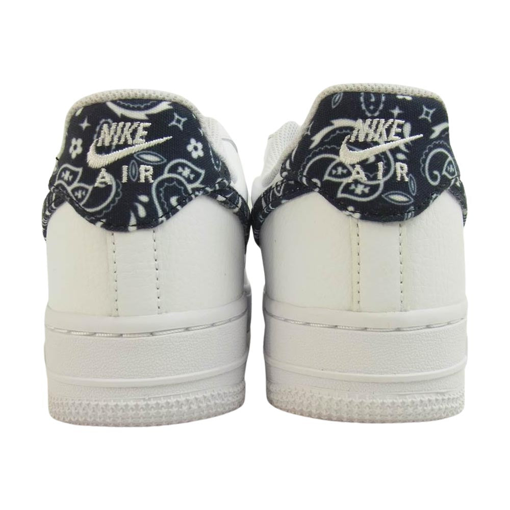 NIKE ナイキ DH4406-101 未使用品 AIR FORCE 1 LOW 07 Essential Black Paisley エッセンシャル ブラックペイズリー ホワイト系 24cm【極上美品】【中古】