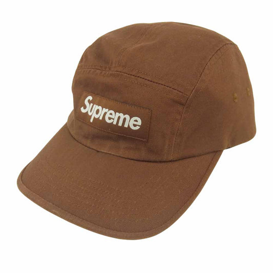 Supreme シュプリーム 22SS washed chino twill camp cap キャンプ キャップ 帽子 ブラウン系【新古品】【未使用】【中古】