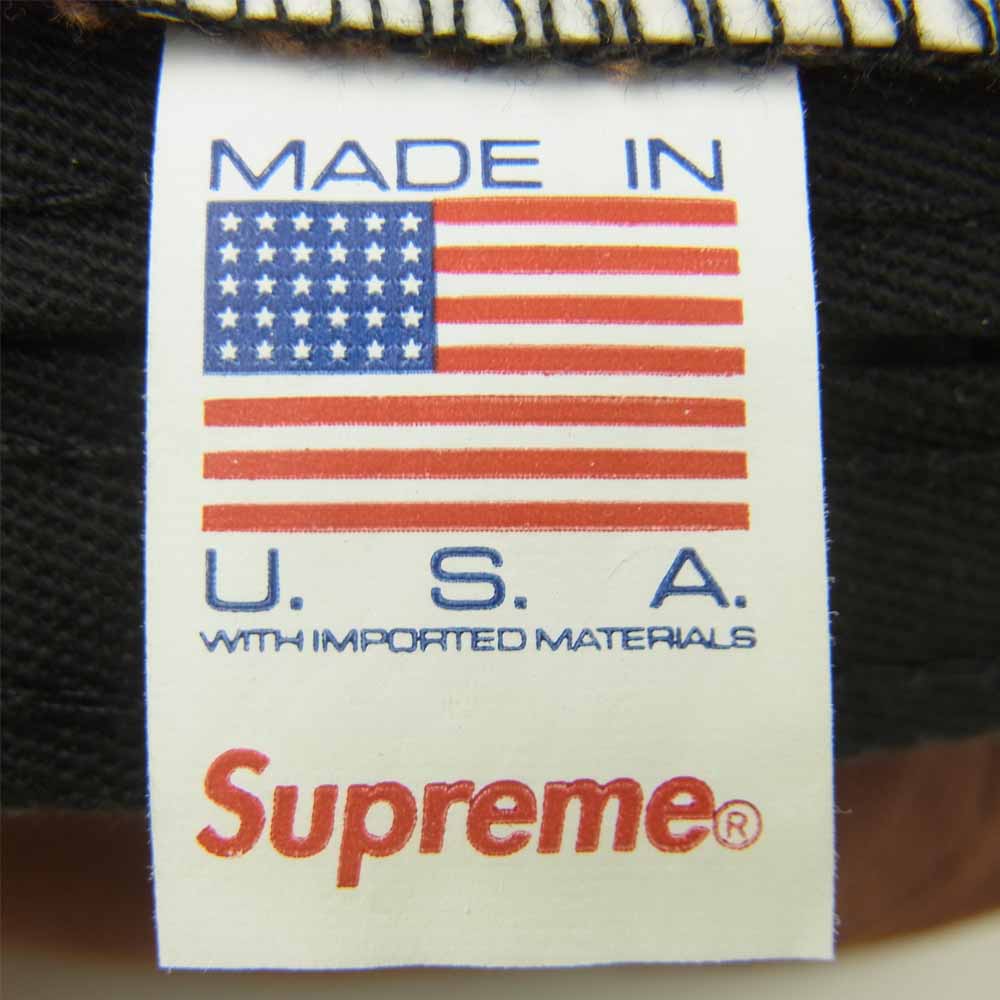 Supreme シュプリーム 22SS washed chino twill camp cap キャンプ キャップ 帽子 ブラウン系【新古品】【未使用】【中古】