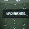 NEIGHBORHOOD ネイバーフッド 22SS 221TSNH-SHM05 BANDANA CHOPPED / C-SHIRT SS バンダナ オープンカラー 半袖 シャツ カーキ系 XL【極上美品】【中古】