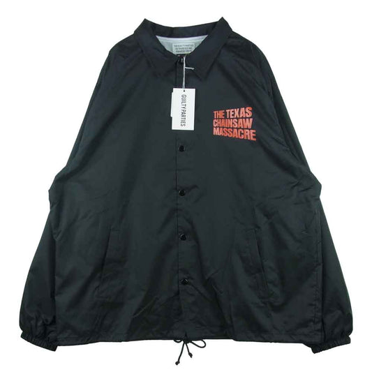 WACKO MARIA ワコマリア 22SS THE TEXAS CHAINSAW MASSACRE COACH JACKET 悪魔のいけにえ コーチ ジャケット ブラック系 XL【新古品】【未使用】【中古】