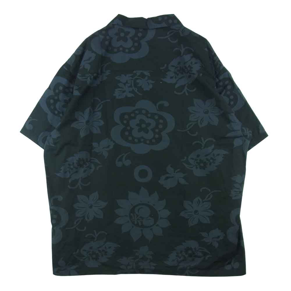NEIGHBORHOOD ネイバーフッド 21SS 211TSNH-SHM04 Ohana C-Shirt SS 半袖 アロハ シャツ ブラック系 XL【極上美品】【中古】