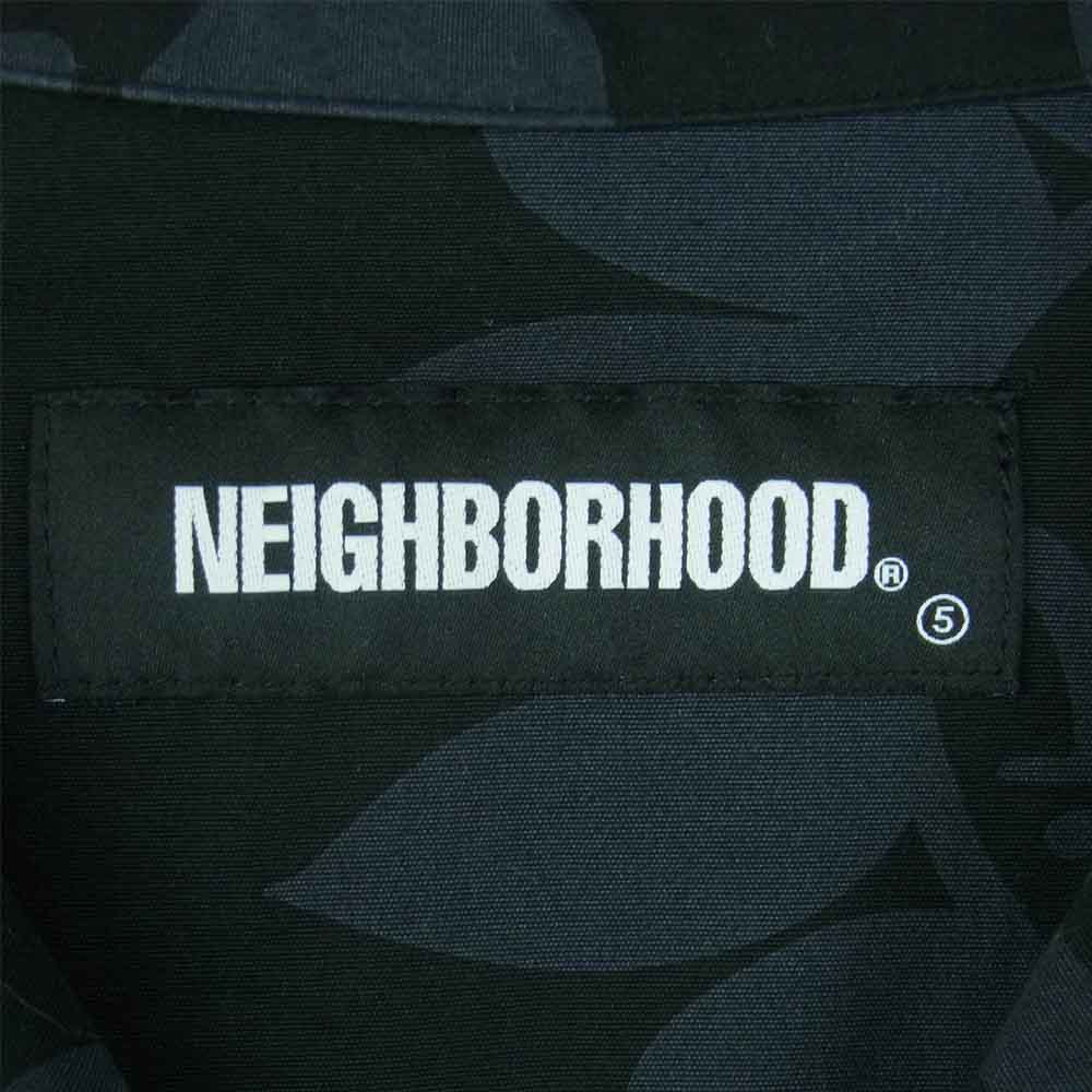 NEIGHBORHOOD ネイバーフッド 21SS 211TSNH-SHM04 Ohana C-Shirt SS 半袖 アロハ シャツ ブラック系 XL【極上美品】【中古】