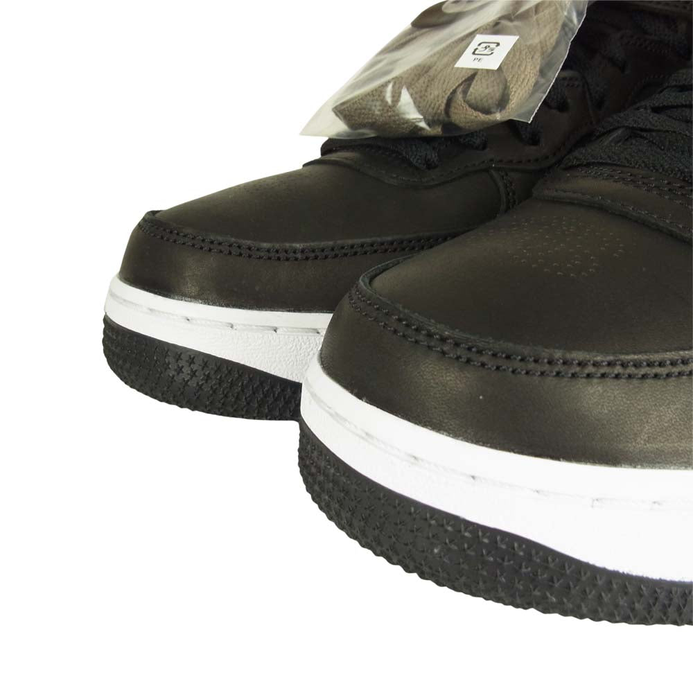 NIKE ナイキ DJ7840-001 Stussy AIR FORCE 1 Mid Black Black ステューシー エアフォース ワン ミッド ブラック系 26cm 【新古品】【未使用】【中古】