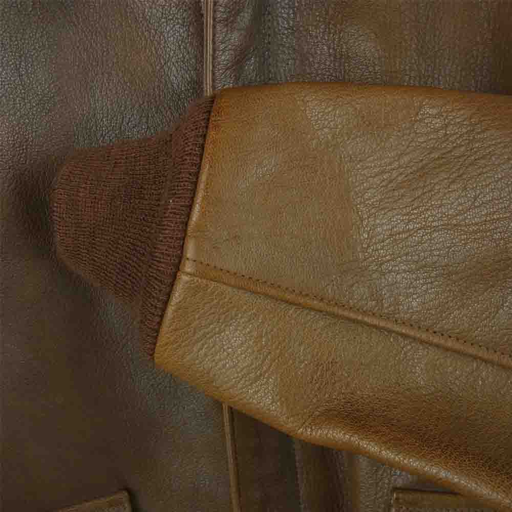 The REAL McCOY'S ザリアルマッコイズ MJ7101 TYPE A-2 ROUGH WEAR david d.doniger 実名 レザー ジャケット ブラウン系 38【中古】