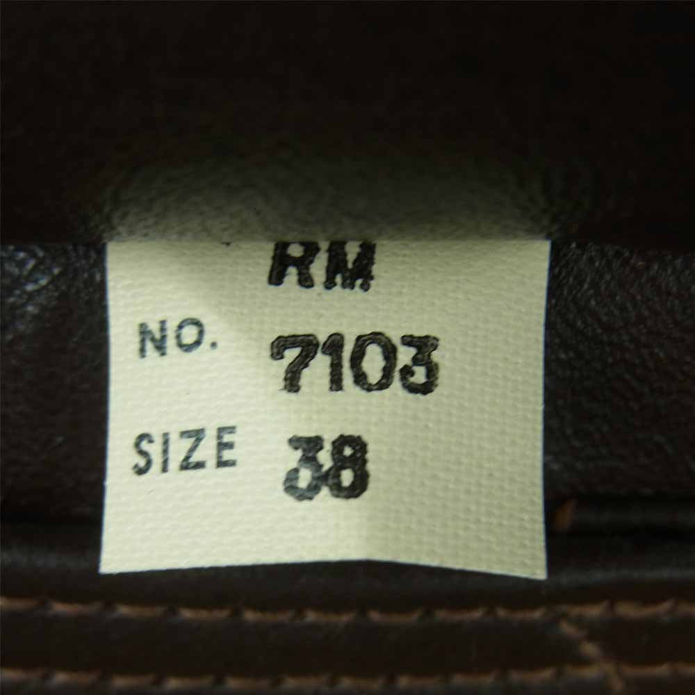 The REAL McCOY'S ザリアルマッコイズ MJ7103 TYPE A-2 JKT BLACK PIRATES ラフウエア 実名 ブラックパイレーツ レザー ジャケット ブラウン系 38【新古品】【未使用】【中古】