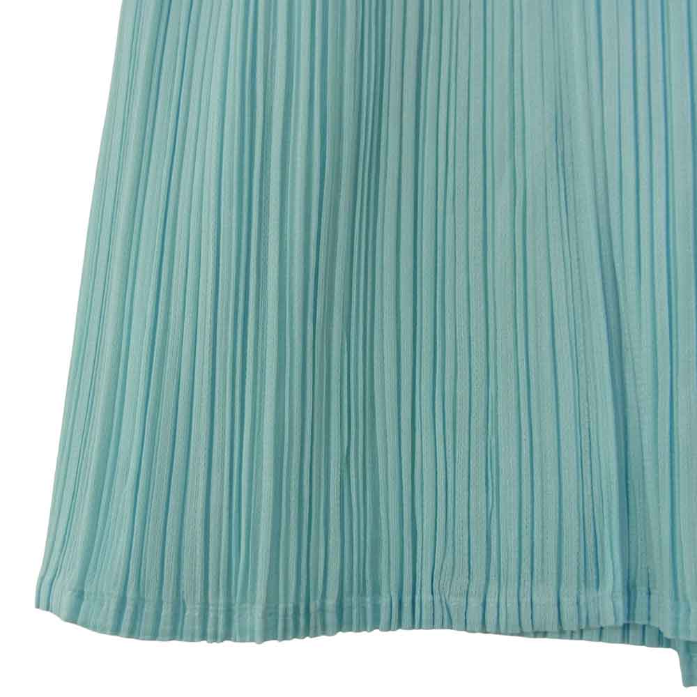 PLEATS PLEASE プリーツプリーズ イッセイミヤケ PP01-JG403 プリーツ加工 ロング プリーツスカート 水色 ライトブルー系 2【美品】【中古】