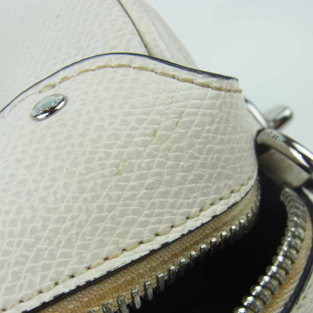 COACH コーチ F37272 スヌーピー ミニ ベネット サッチェル 2way ショルダー ハンド バッグ オフホワイト系【中古】
