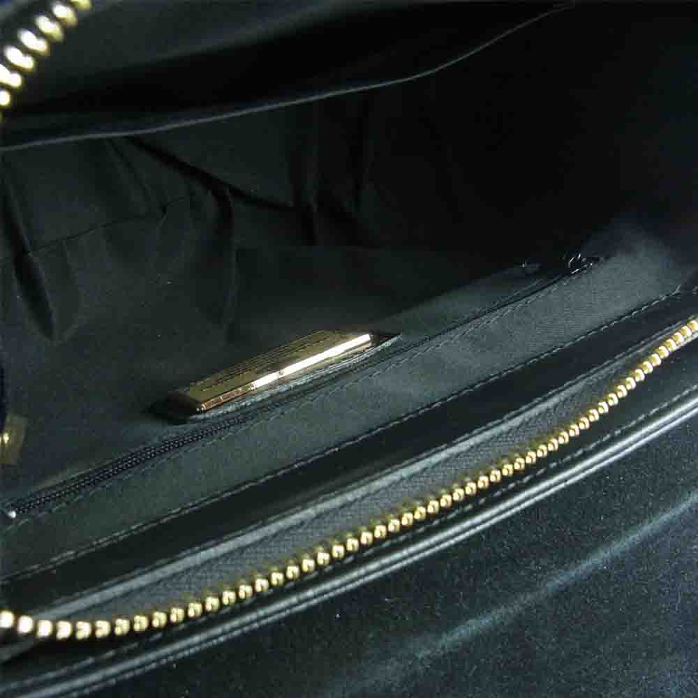 カメリアローマ COD CROSSBODY BAG クロスボディ 2way ショルダー ハンド バッグ ブラック系【美品】【中古】