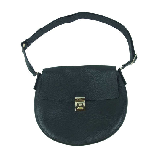 Furla フルラ Glenn ショルダー バッグ レザー ブラック系【中古】