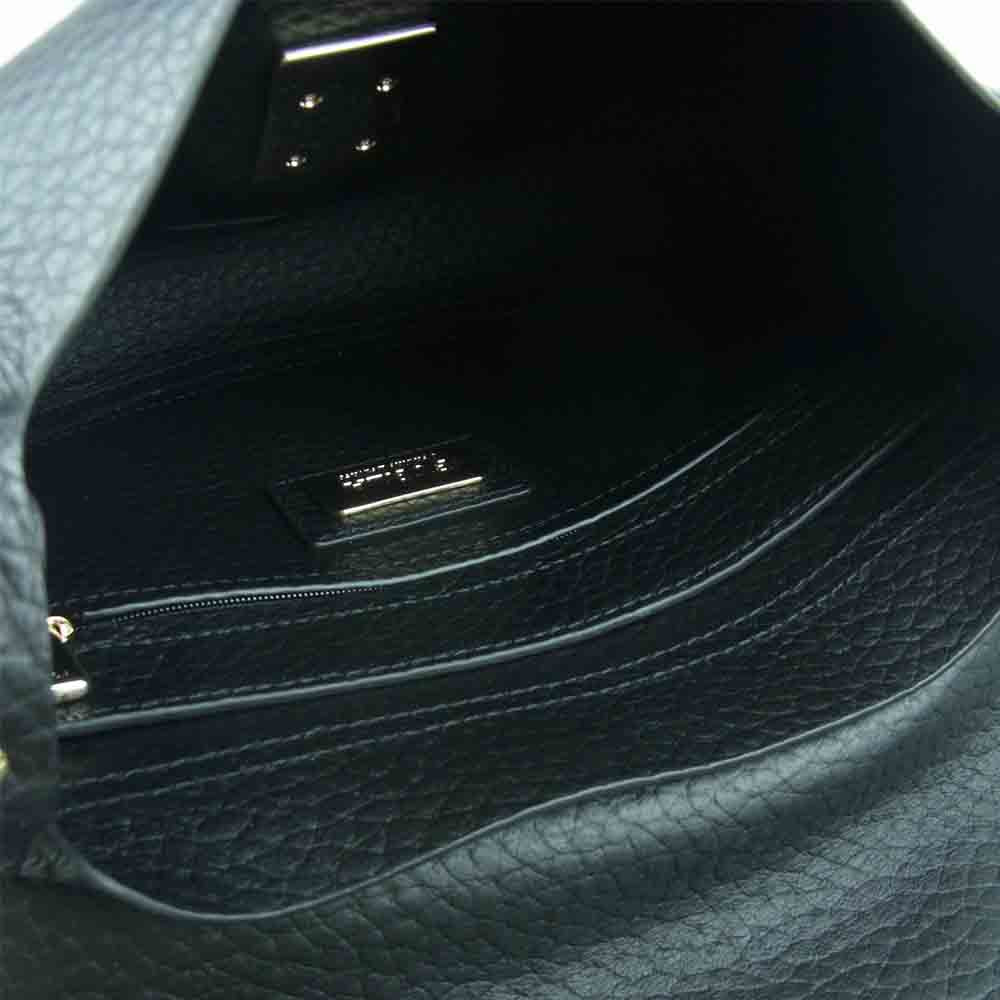 Furla フルラ Glenn ショルダー バッグ レザー ブラック系【中古】