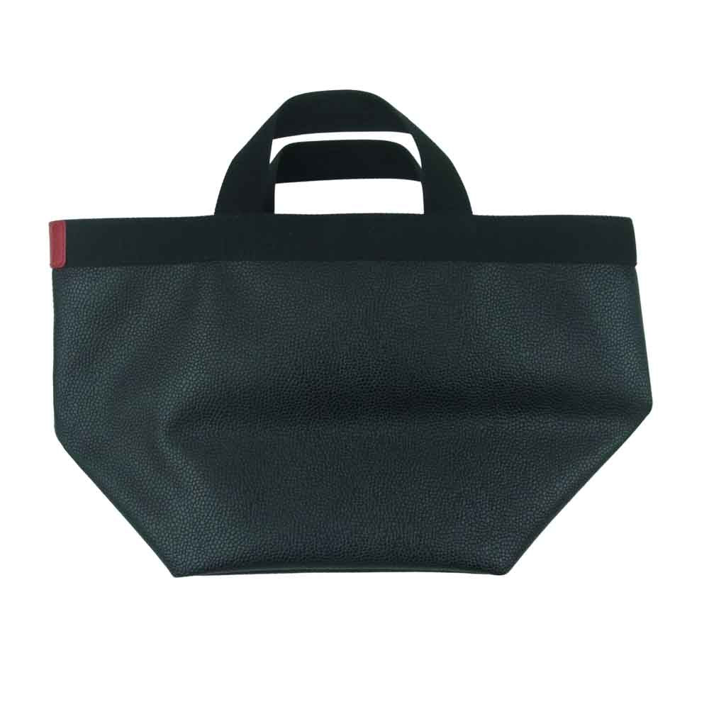 Herve Chapelier エルベ・シャプリエ パリ限定 707GP リュックス 舟形 Tote レッド タグ トート バッグ ブラック系【中古】