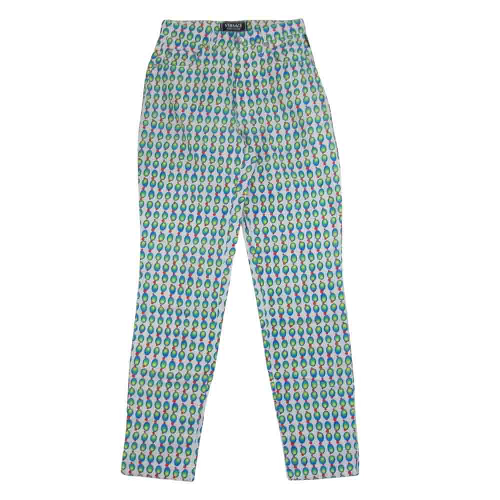 VERSACE ヴェルサーチ JEANS COUTURE メデューサ 総柄 パンツ マルチカラー系 27【中古】