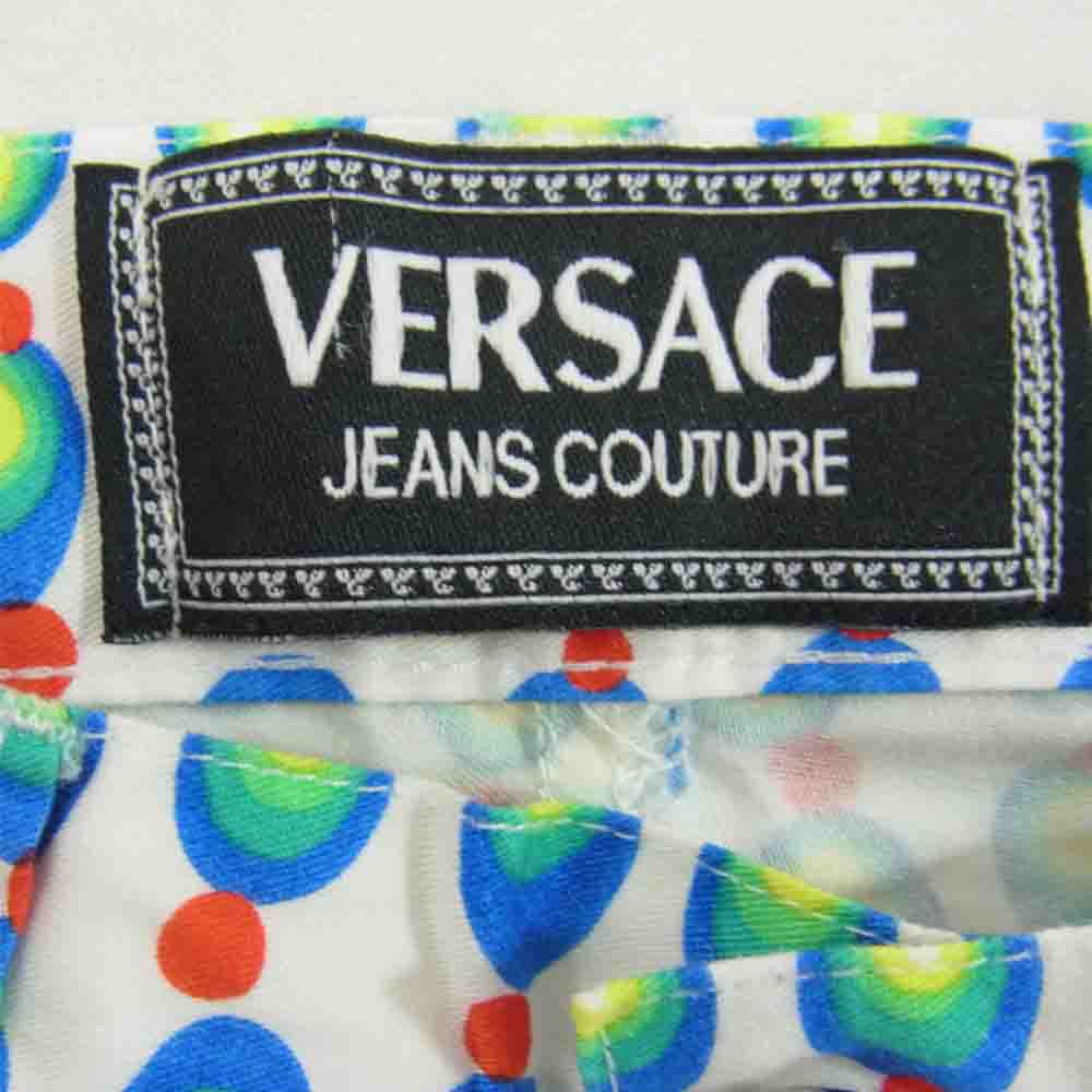 VERSACE ヴェルサーチ JEANS COUTURE メデューサ 総柄 パンツ マルチカラー系 27【中古】