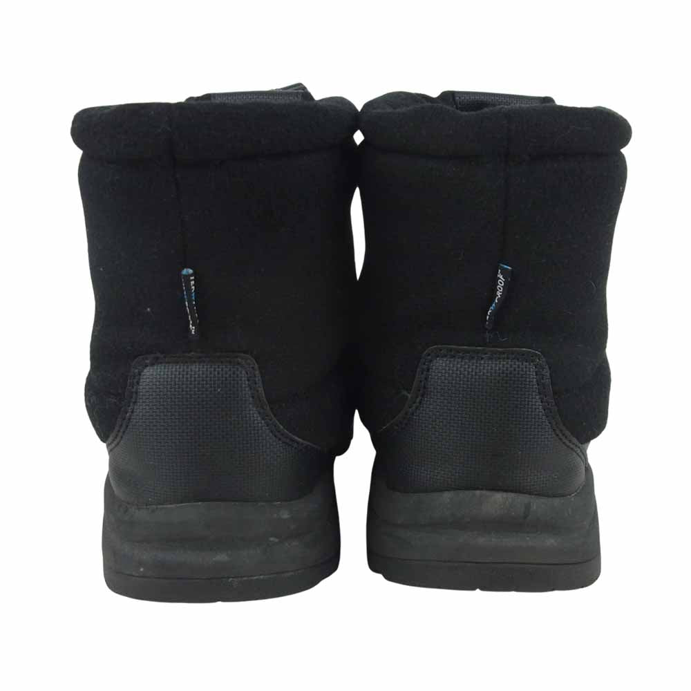 THE NORTH FACE ノースフェイス NF51874 Nuptse Bootie WP Short ヌプシ ブーティ ウォータープルーフ VI ショート ブーツ ブラック系 25cm【中古】