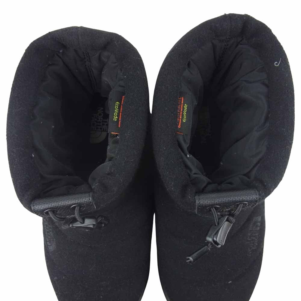 THE NORTH FACE ノースフェイス NF51874 Nuptse Bootie WP Short ヌプシ ブーティ ウォータープルーフ VI ショート ブーツ ブラック系 25cm【中古】
