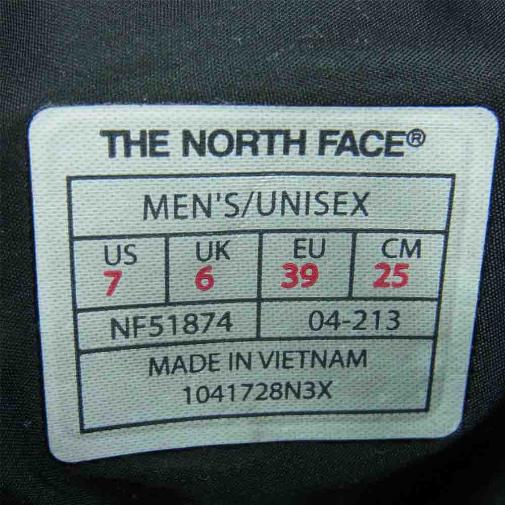 THE NORTH FACE ノースフェイス NF51874 Nuptse Bootie WP Short ヌプシ ブーティ ウォータープルーフ VI ショート ブーツ ブラック系 25cm【中古】