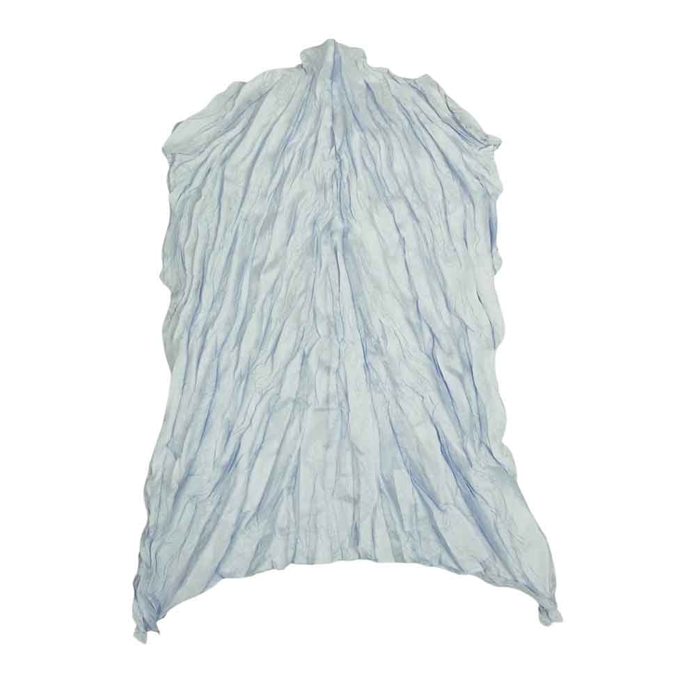 PLEATS PLEASE プリーツプリーズ イッセイミヤケ PP34-ZT911 皺加工 フレンチスリーブ カットソー ライトブルー系 3【美品】【中古】