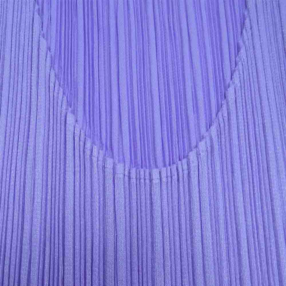 PLEATS PLEASE プリーツプリーズ イッセイミヤケ PP72-JK900 プリーツ加工 ノースリーブ キャミソール パープル系 F【美品】【中古】